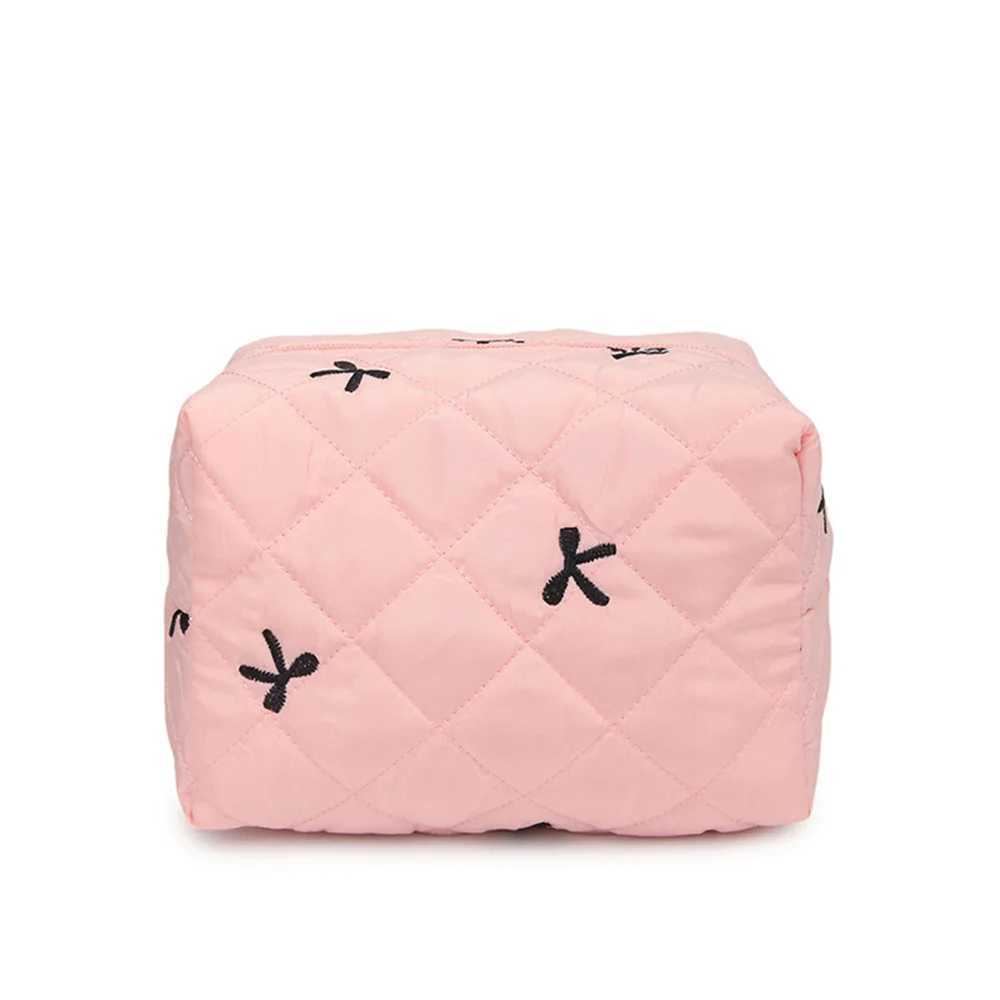 Bowknit Embroidered Unique Toilet Bag Portable Makeup Bag Versatile Travel Makeup Bag for Organizer Women Cluh BagXJ250415