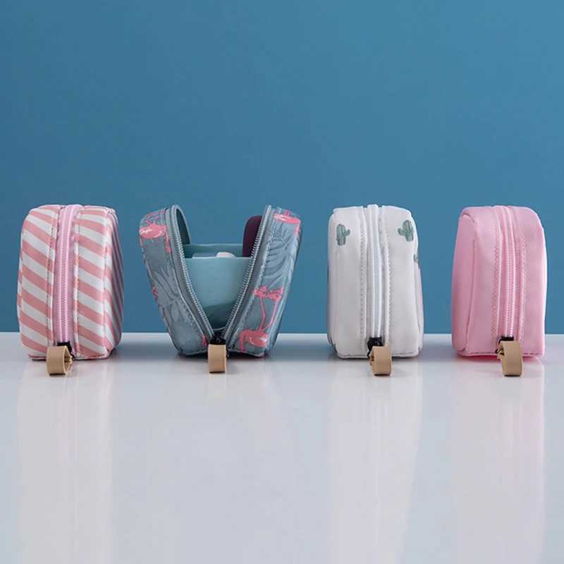 New cosmetic bag flamingo solid color travel toilet storage bag cactus beauty cosmetic bag organizer special discountXJ250415
