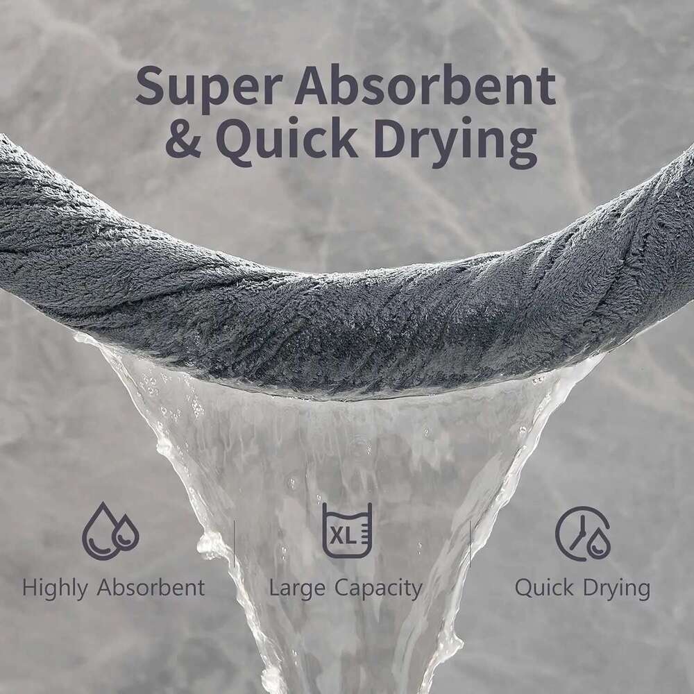 Oversized Set Of 4 Dark Gray Extra Large Bath Sheets For Adults 35X70in Ultra Soft Bathroom Towels Microfiber