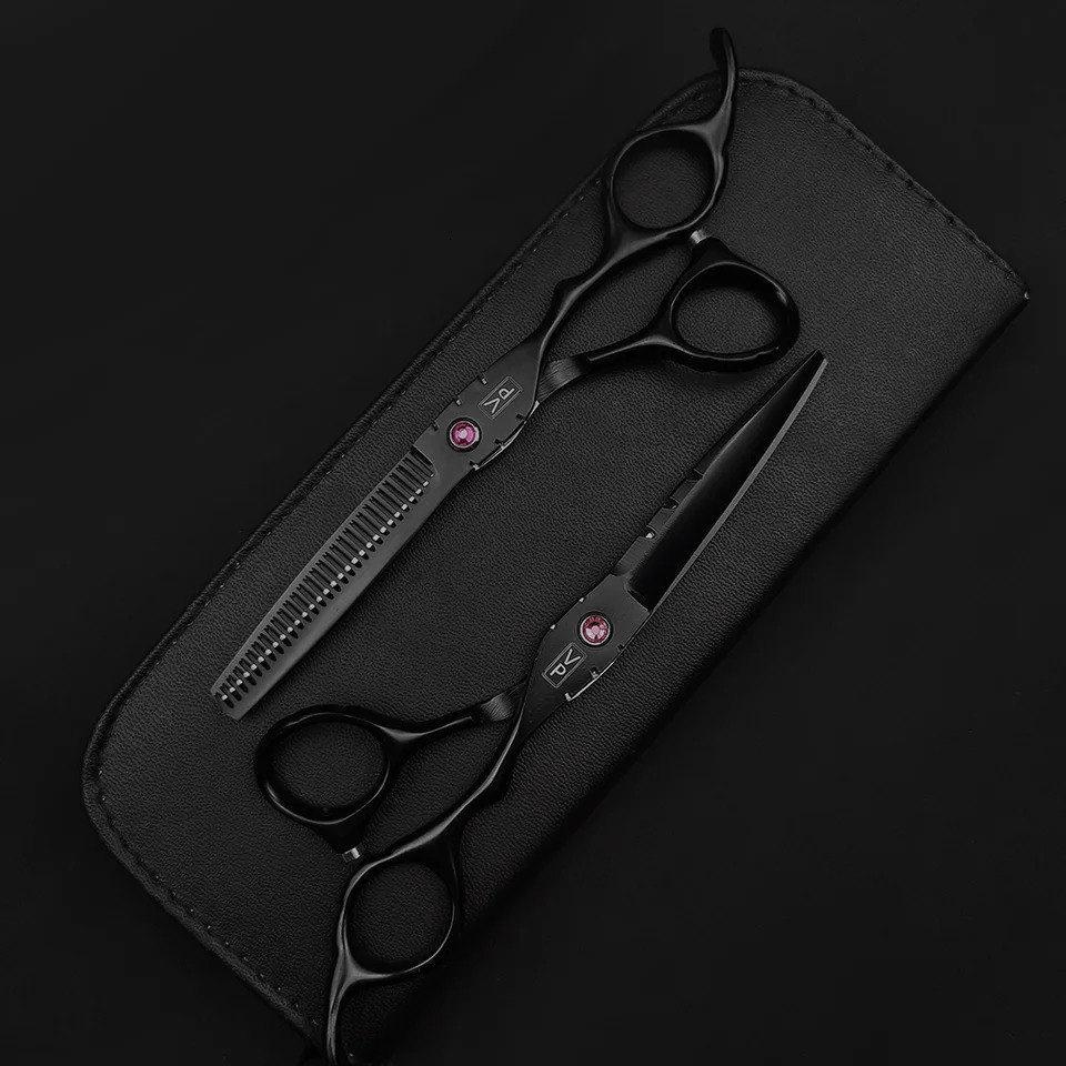P Hairdressing Scissors Professional Barber 6 Inch Hairdressing Scissors Set Thinning Cutting Tools Hair Hairdressers Set Salon 250414