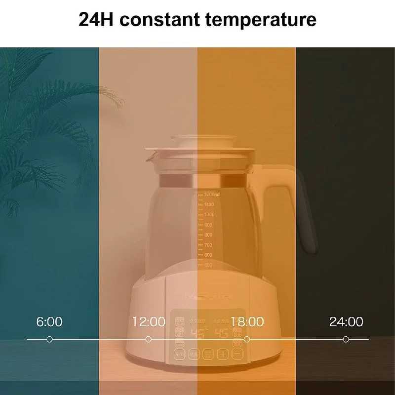 12L Infant Thermostatic Milk Regulator Kettle Hot Water Smart Insulation Pot Automatic Milk Warming Warm Milk Powder GL41 Y251114