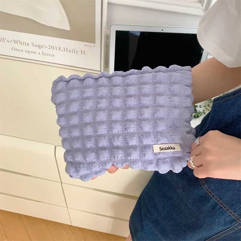 Korean Fi Girl Candy Color Makeup Bag Large Capacity Makeup Storage Bag Zipper Makeup Bag Pink Cluh Beauty BoxXJ250415