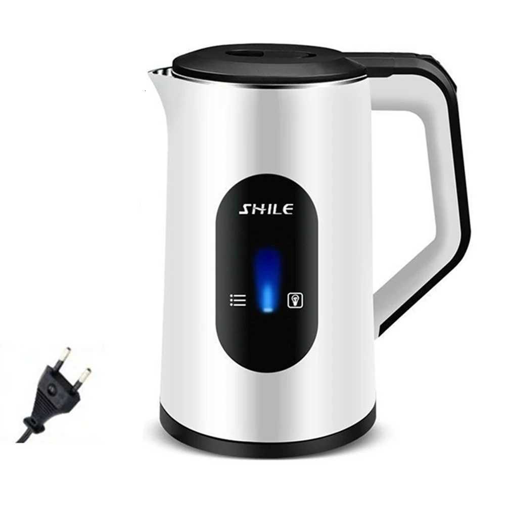 22L Stainless Steel Electric Digital Display Large Tea Kettle 1500W Fast Boil Thermal Water Kettle for Making Tea and Coffee Y251114