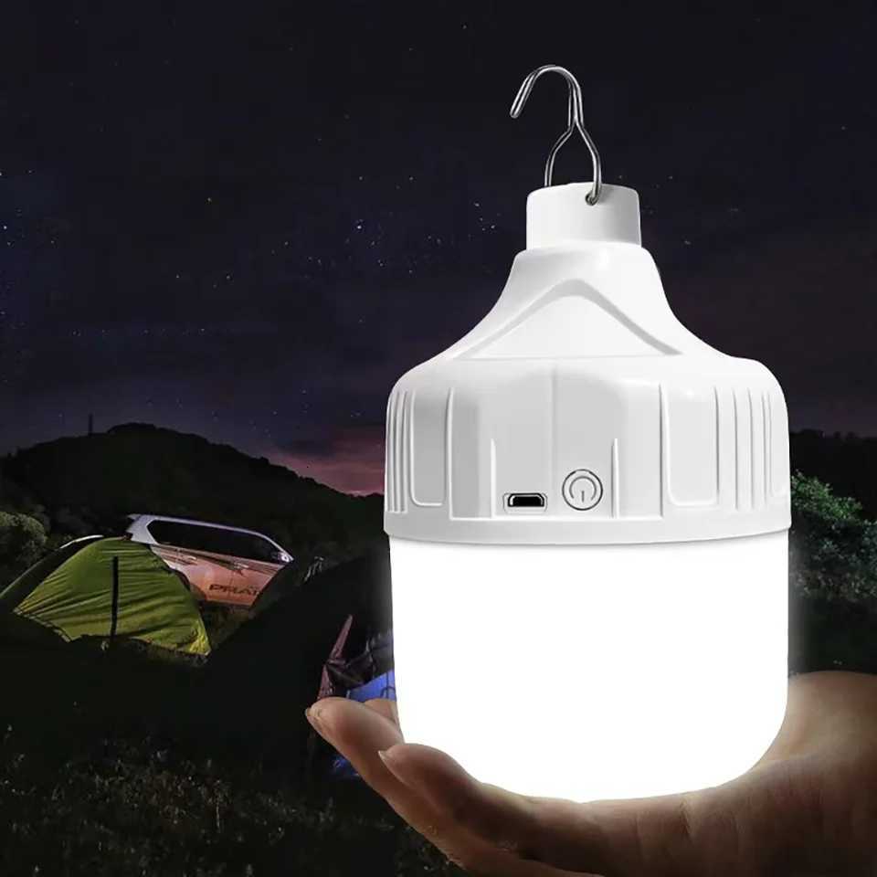 Miflame Portable LED Camping Lantern USB Rechargeable 3 Mode High Power Emergency Light for Tent Patio Garden Outdoor Night Use M251115