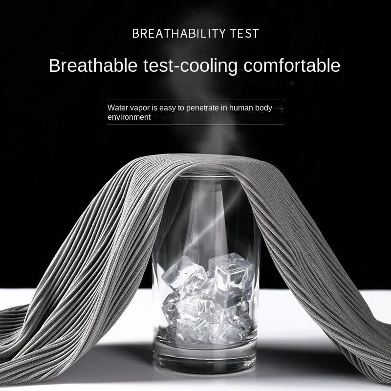 Summer ice silk ultra-thin ice silk pants mens loose casual pants quick drying Harajuku fashion pants mens thin pants 250410