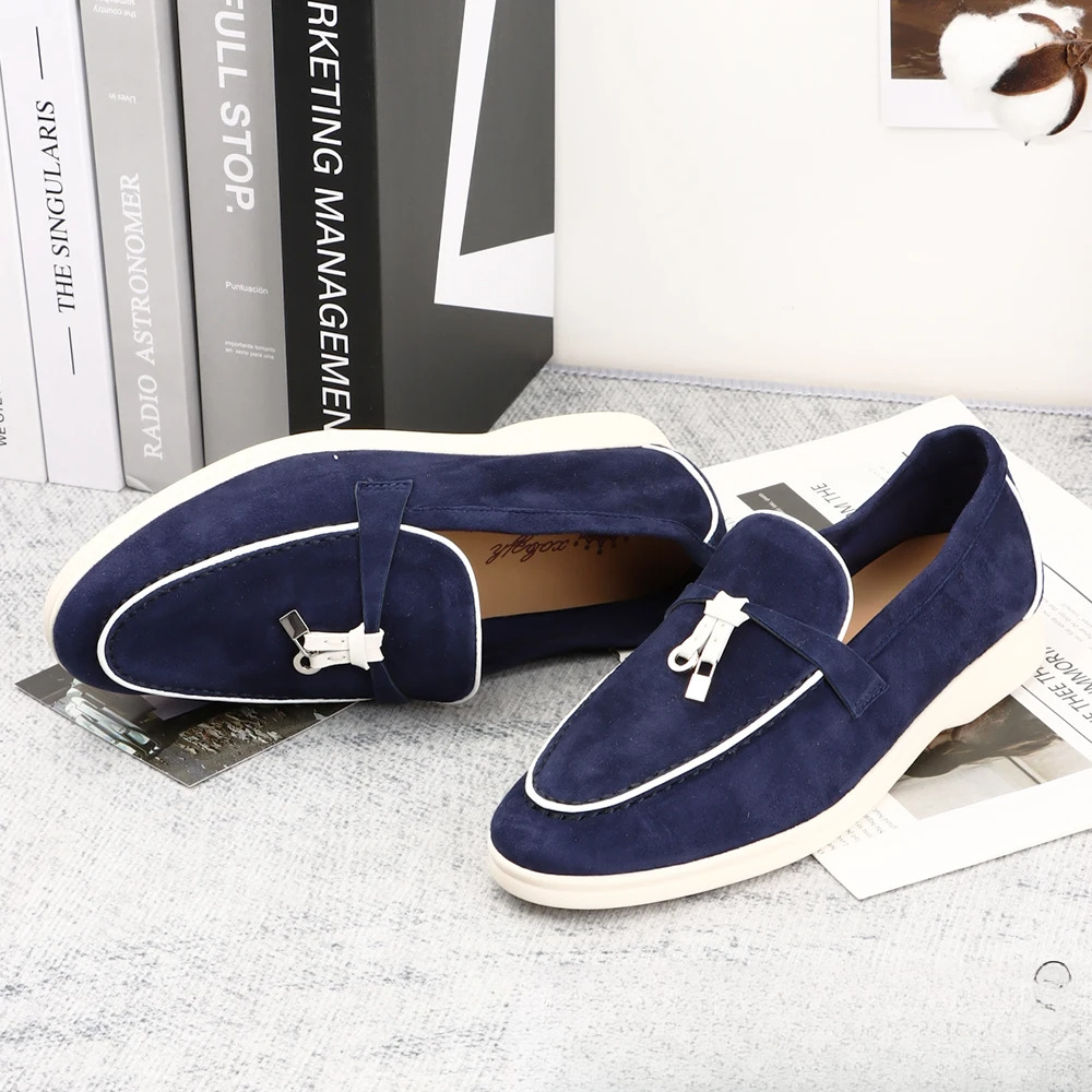 2025S New Designer Casual Shoes Rnvh Owewj Loafers Leisure None Solid Ing Slip On Flats Designer Shoes Fashion