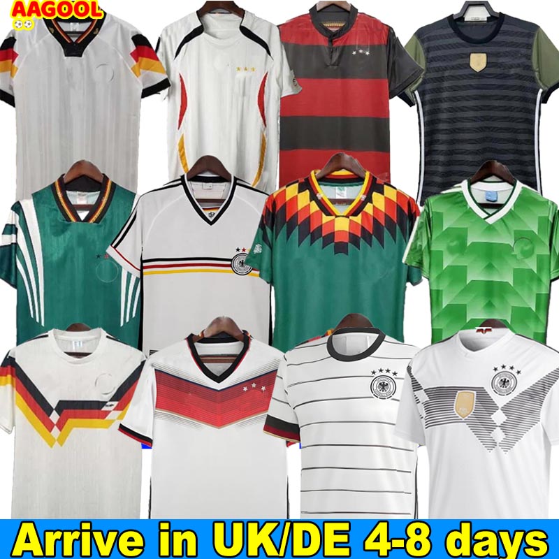 Germany retro soccer jersey vintage football shirt 1980 1990 1998 1988 1996 2006 2014 Littbarski BALLACK KLINSMANN KALKBRENNER Matthaus Hassler Bierhoff KLOSE 18