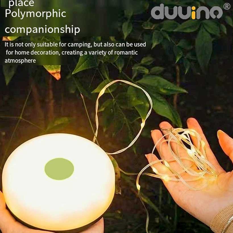 36LED Camping Lamp Strip Atmosphere 10Meter Length Waterproof Recyclable Light Belt Outdoor Garden Decoration Lamp for Tent Room M251115