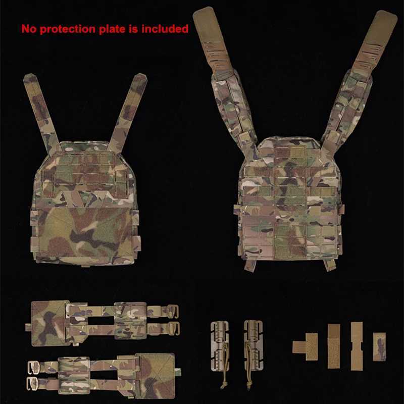 500d Nylon MOLLE Quick Release Hunting Vest Plate Carrier Comfort Lightweight Utility Agilit Army Airsoft Hunting Gear XJ251114