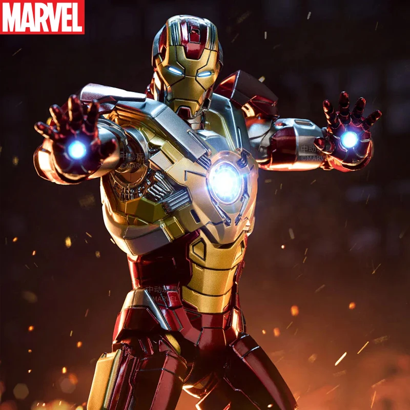 ZD Toys Marvel Official Licensed Iron Man MK17 7Inch Tony Stark Action Figure Avengers 1/10 Scale Collectible Model Kids Gifts Bulk Wholesale