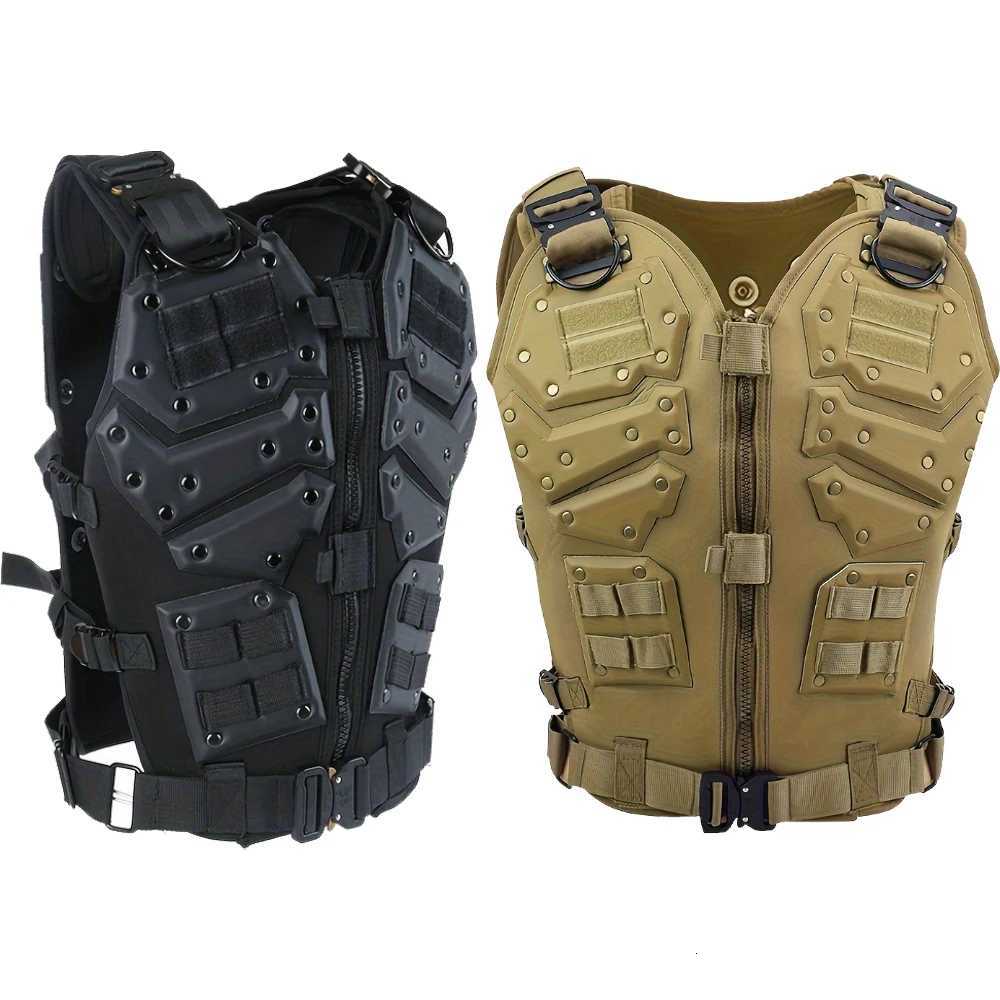 Tactical Vest for Men Vest Youth Adjustable Vest Fit Adult Cosplay Costumes Suitable for weights below 85 kg (187.39 lb) XJ251114
