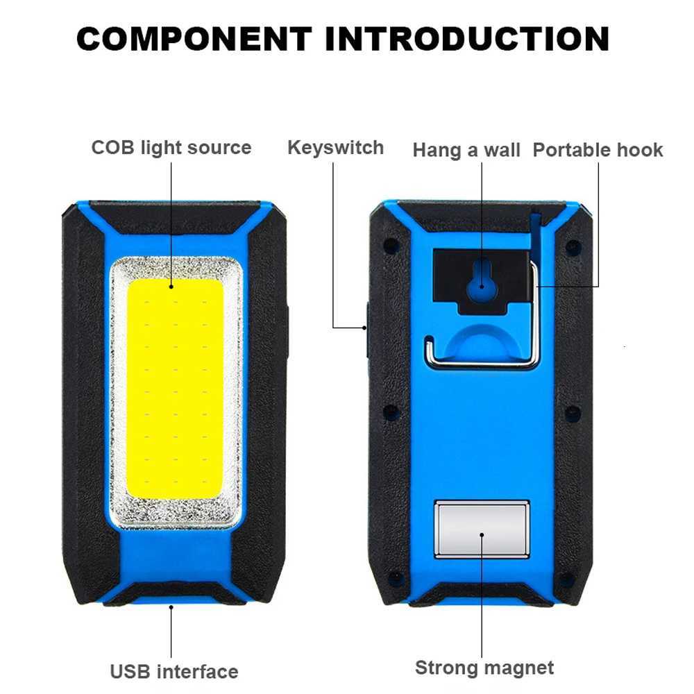 COB multi-function work light LED strong light lighting charging treasure car repair emergency outdoor camping 10000MAH capacity M251115