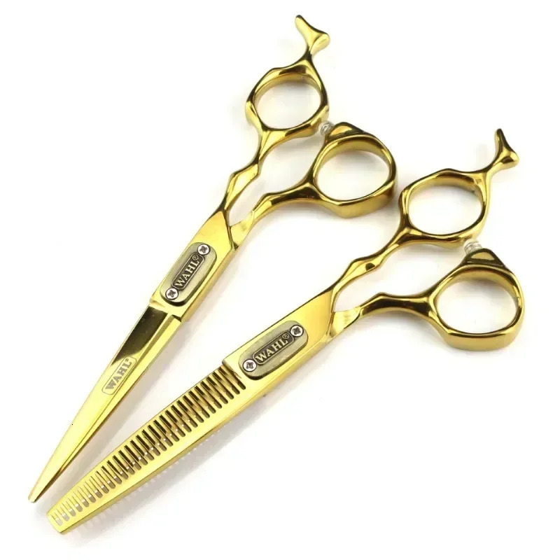 Professional Japan 440c Steel 6 Inch Bull Head Hair Cutting Scissors Haircut Thinning Barber Cut Shears Hairdressing Scissors 250414