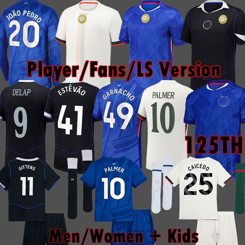 Chelseasea 25 26 Kits ENZO CFC GITTENS CAICEDO DELAP Soccer JerseyS NETO RETRO ESTEVAO 120 Anniversary jersey 2025 2026 PALMER 10 football shirts JOAO PEDRO GARNACHO