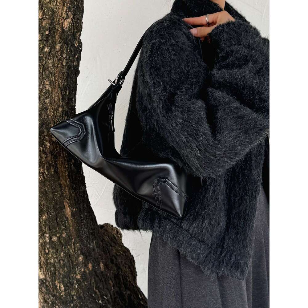 Mm Women's Bags Spring/Summer New Top Single Armrest Order Genuine Leather Cross Shoulder Female Niche Design High End Sensation Bag