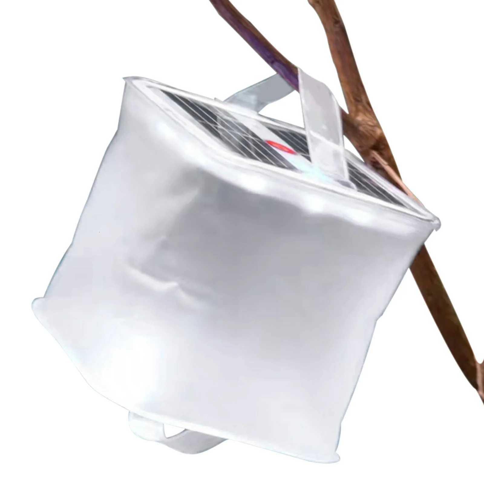 Camping Inflatable Lanterns Solar Tent Lights Portable Folding Led Lantern Adjustable Outdoor Flashlight For Fishing Hiking M251115