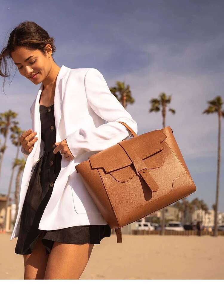 CCCKA 2025 New Commuter Niche Design Handbag Crossbody Shoulder Multifunctional Women's Bag Black Lady Large Backpack