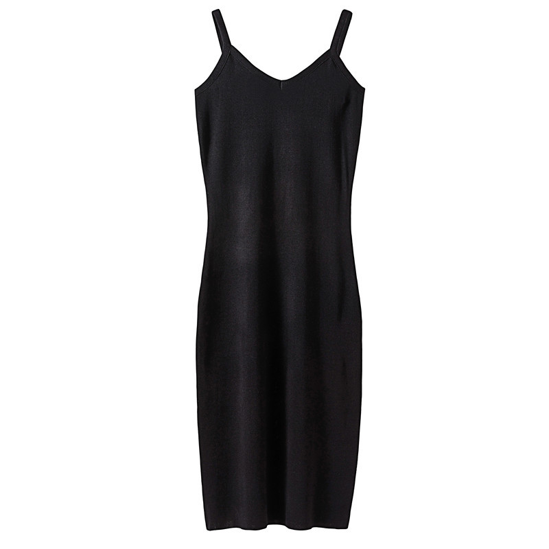 GC156 Summer slim fit hip knitted skirt women's mid-length sexy vest long skirt