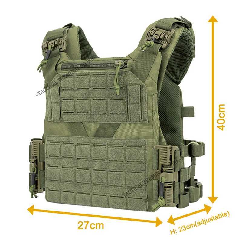 19 Plate Carrier Tactical Vest Comfortable Quick Release on/off Hunting Cummerbund Fast Adjust Multi-size Airsoft Molle Gear XJ251114