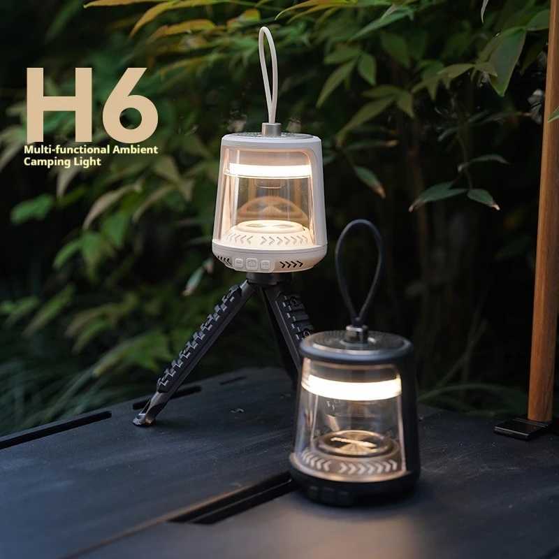 Camping Lantern Warm Light Long Battery Life Portable Tent Light Outdoor Camping Hanging Lamp Rechargeable Atmosphere Lighting M251115