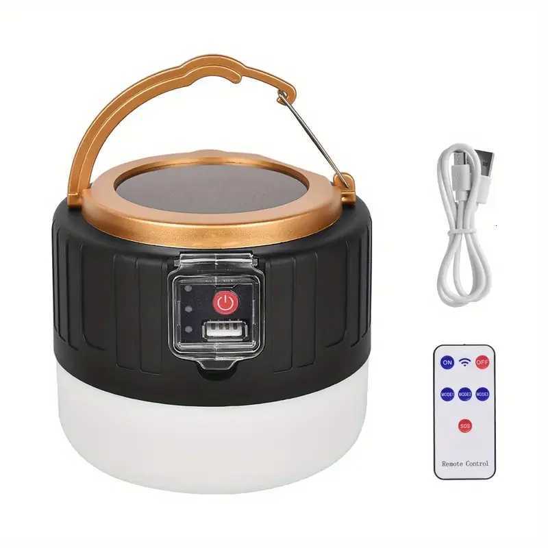 LED Camping Light USB Rechargeable Bulb High Power Outdoor Tent Lamp Portable Lantern Emergency Lighting Lights For BBQ Hiking M251115