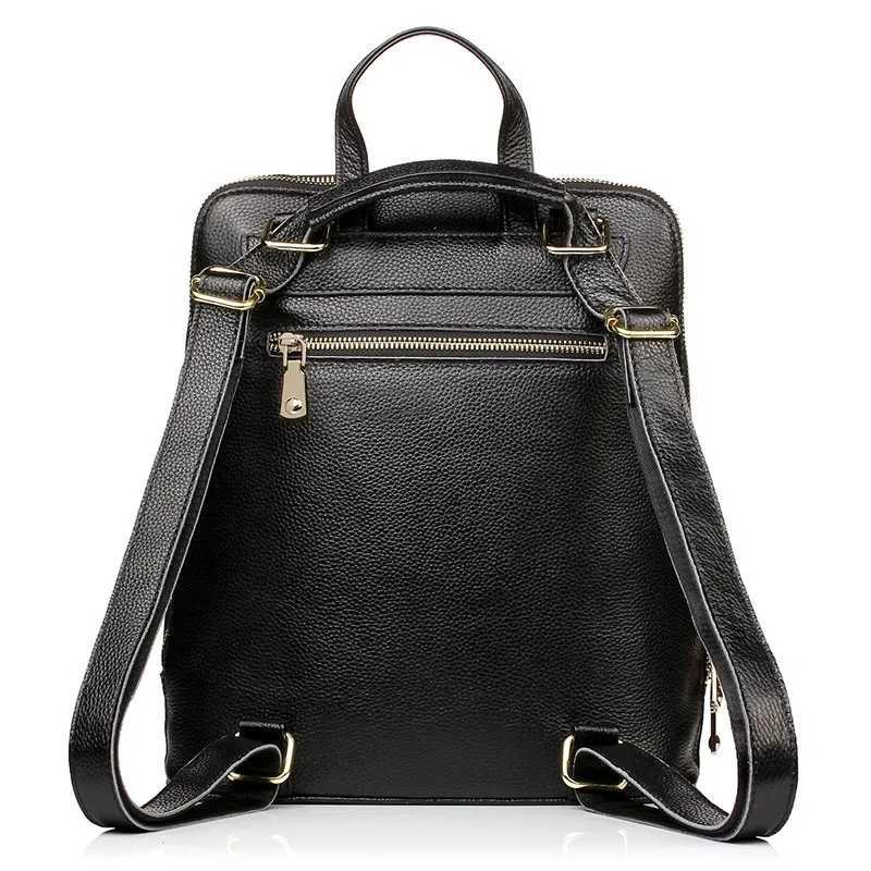 Zency 100 Genuine Leather Pure White Knapsack Ladies Crocodile Pattern Women Backpack Fit A4 Magazine LaptopW251114