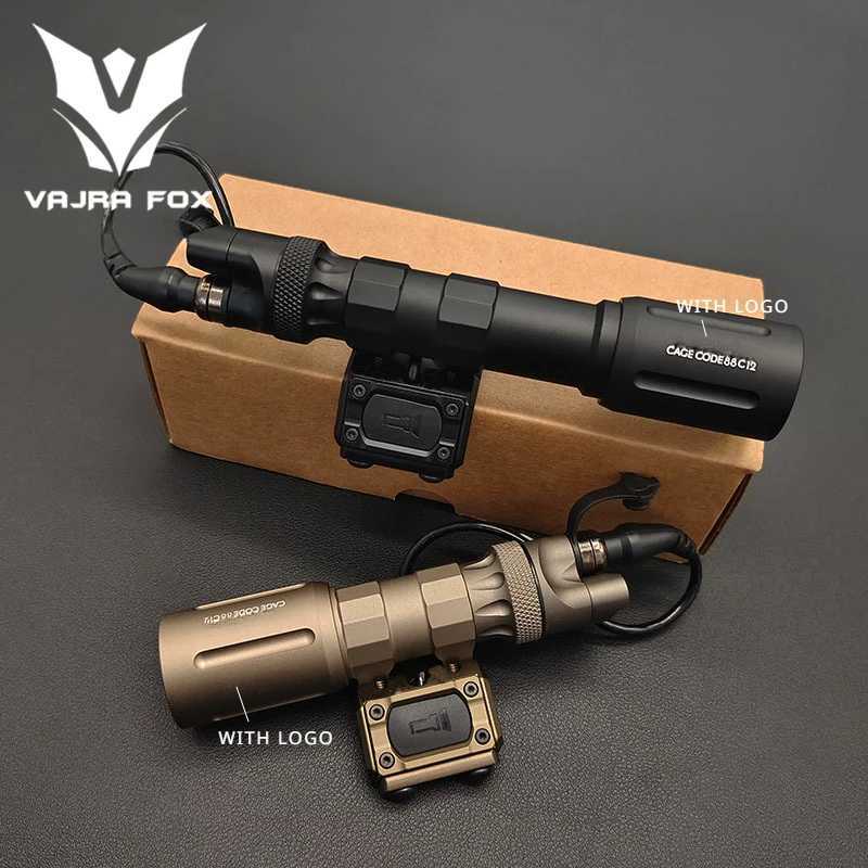 Tactical Gear Metal PlhV2 Flashlight LED 1300 Lumen with Modbutton Pressure Switch for Ar15 Airsoft Hunting Weapon Scout Light Z251115
