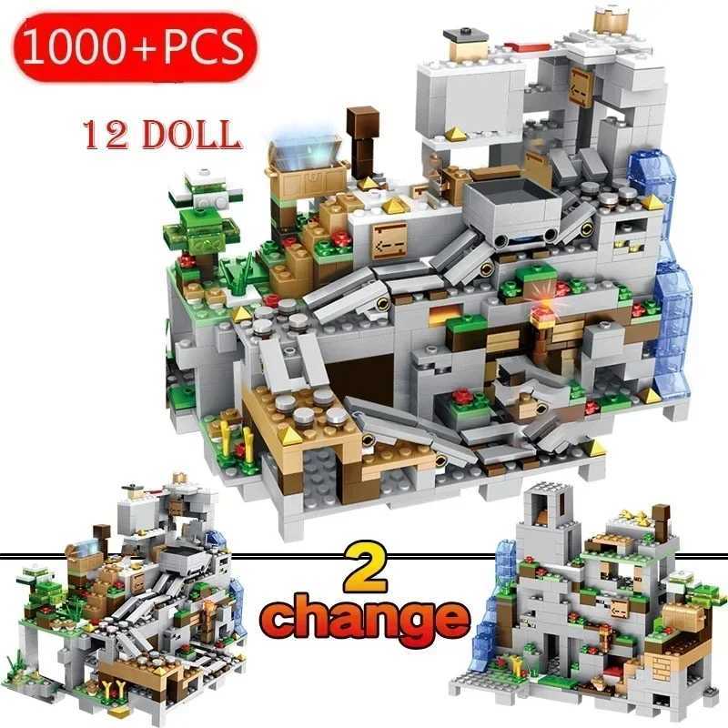 1315 pieces Village Special Edition building blocks with Steve action graphics compatible with toy set W250415