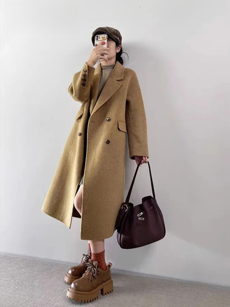 Designer bag women handbags Ins deep chestnut Hobo bucket shaped single shoulder 100% pure cowhide soft fashionable and lightweight daily