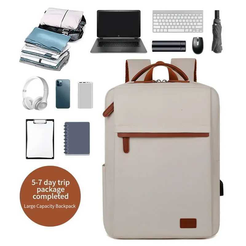New Computer Bag Backpack Mens and Womens Large Capacity Travel Commuting Business College Student BackpackW251114