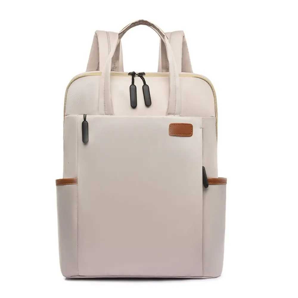 Oxford Cloth Laptop Backpack Large Capacity Black/Khaki/Pink/Beige Computer Backpacks Waterproof Casual Style Shoulder BagW251114