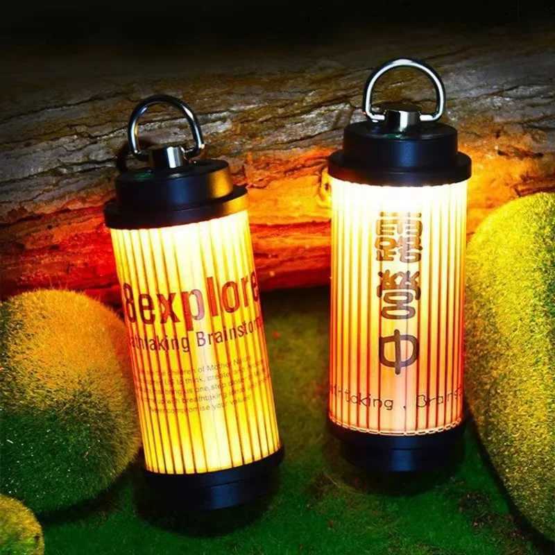 New Mini 38 light 38 Explore Camping Lamp USB Rechargeable Tent Lantern Flashlights Outdoor Camping Atmosphere Light 2000mah M251115