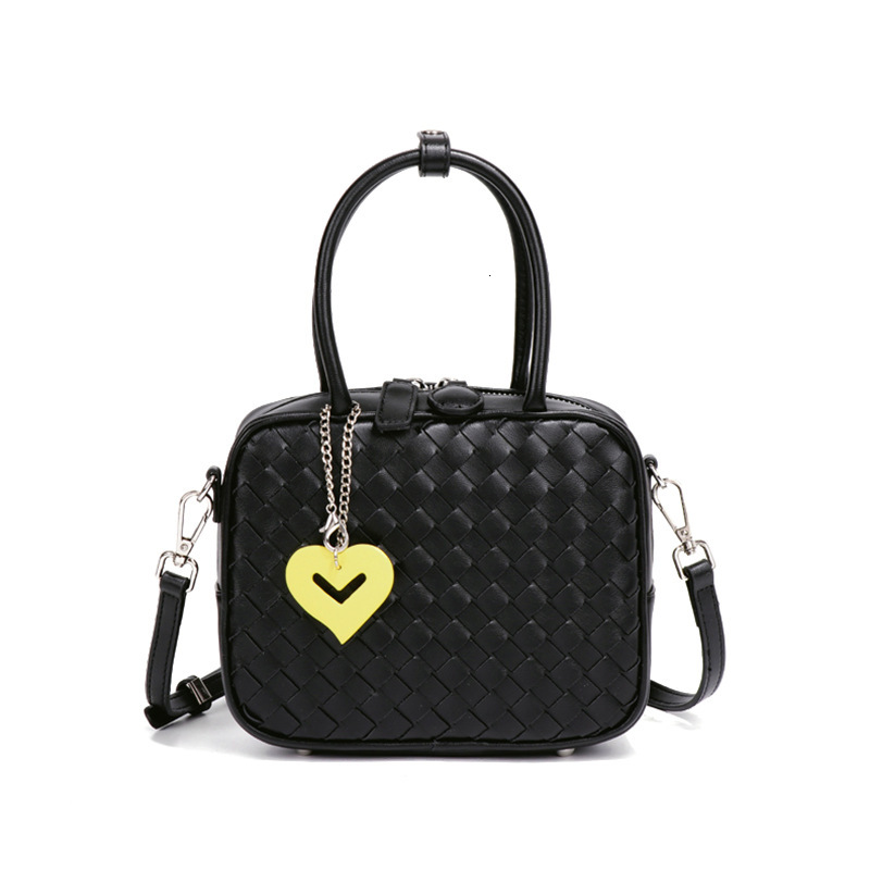 2025 New Woven Bag Women's Fashion PU Leather Handbag Commuter Designer Crossbody Shoulder Bag