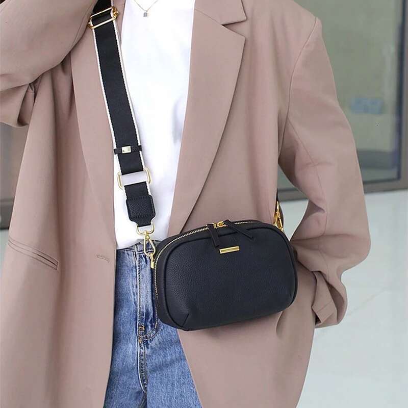 Designer Bag 2 Straps,Roomy Shell Women Genuine Leather Messenger Female Shoulder Cross-Body Bag, T102