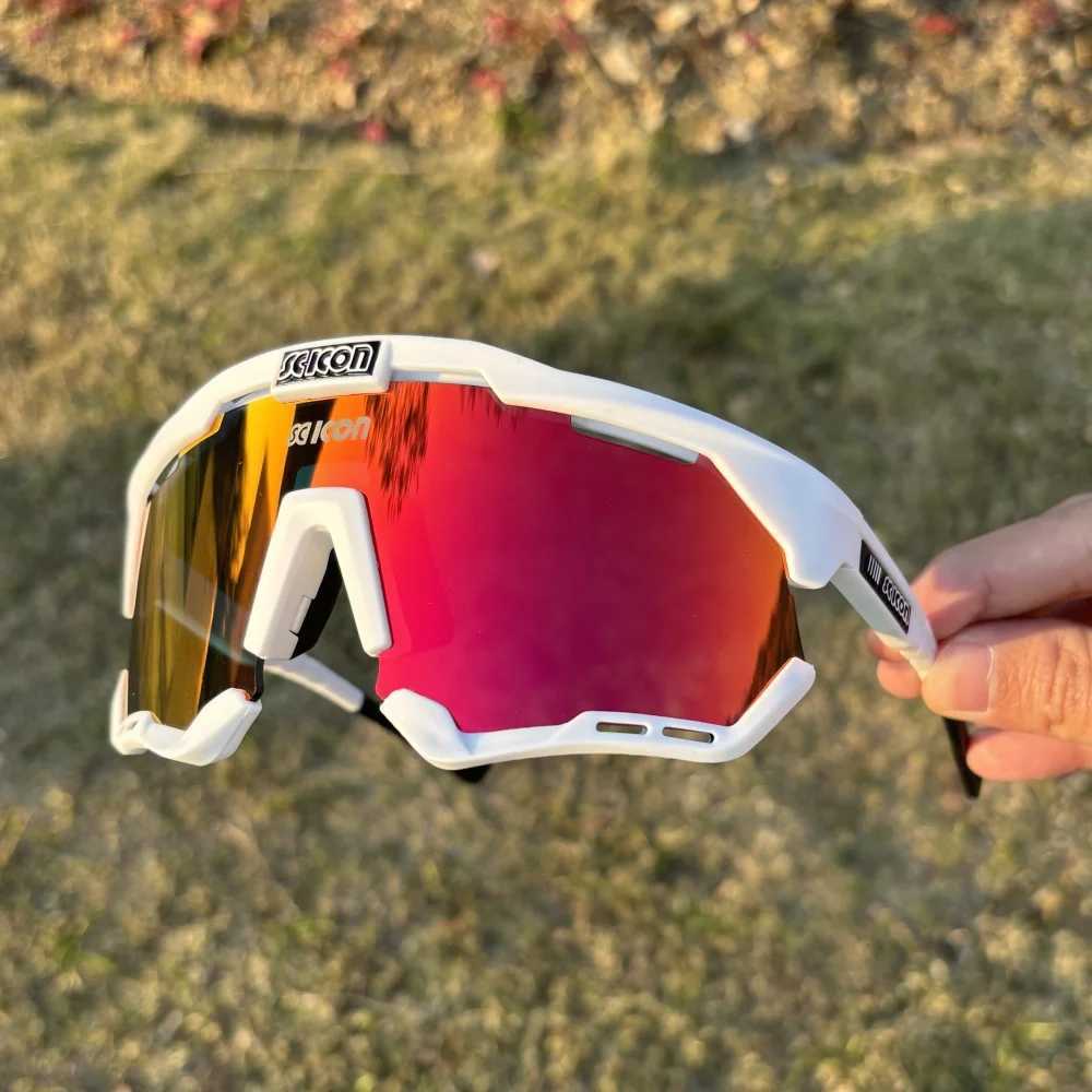 SCICON Bicycle Glasses Mountain Bike Glasses Road Bike Glasses Mens Outdoor Sports Bike Sunglasses Y250414