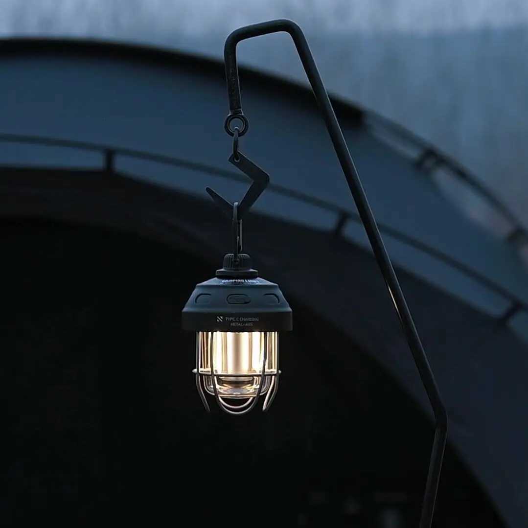 Shine Trip 05 Series Nut Lamp Metal Texture Long Range Rechargeable Camping Atmosphere Tent Light M251115