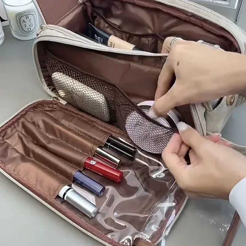 Travel bag womens makeup bag waterproof makeup bag organizer large capacity makeup bagXJ250415
