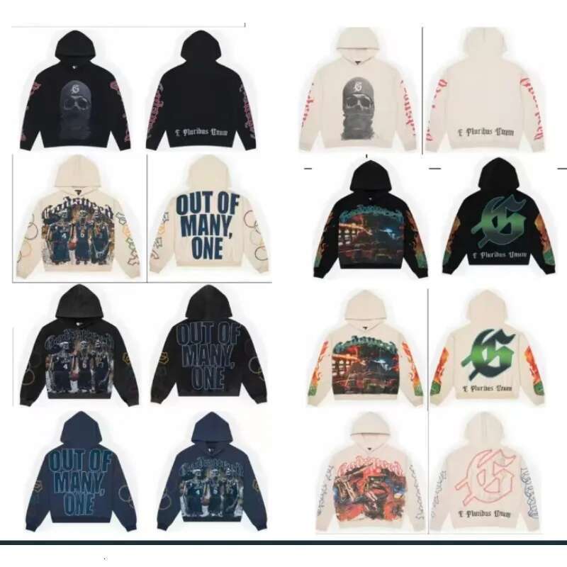 2025 Godspeed Skulls Pattern Series Hoodie Men Women High Quality Oversized GOD SPEED Sweatshirts Pullover