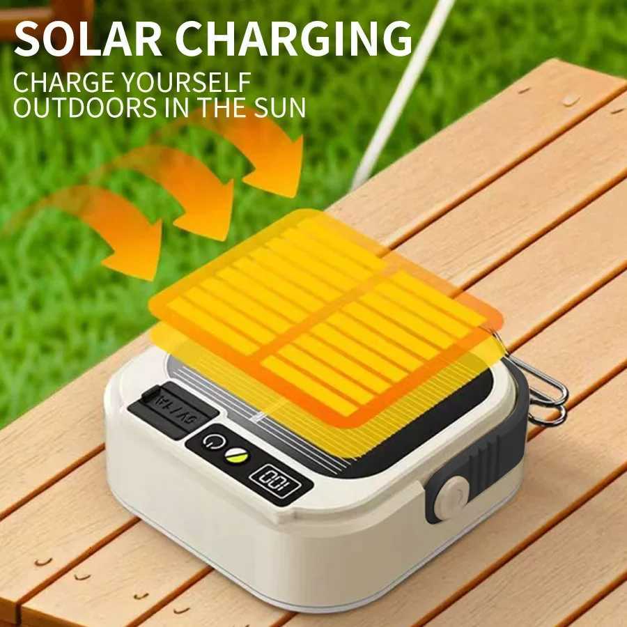 COB Floodlight Outdoor Tent LightBuilt-in 1200Mah Portable Camping LanternWaterproof Outdoor Camping Work Emergency Lighting M251115