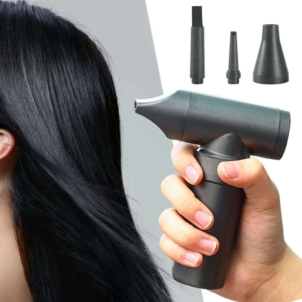 Travel Hair USB Rechargeable Lightweight Multifunctional Fast Drying Powerful Wireless Blow Dryer for Women Men Home Salon