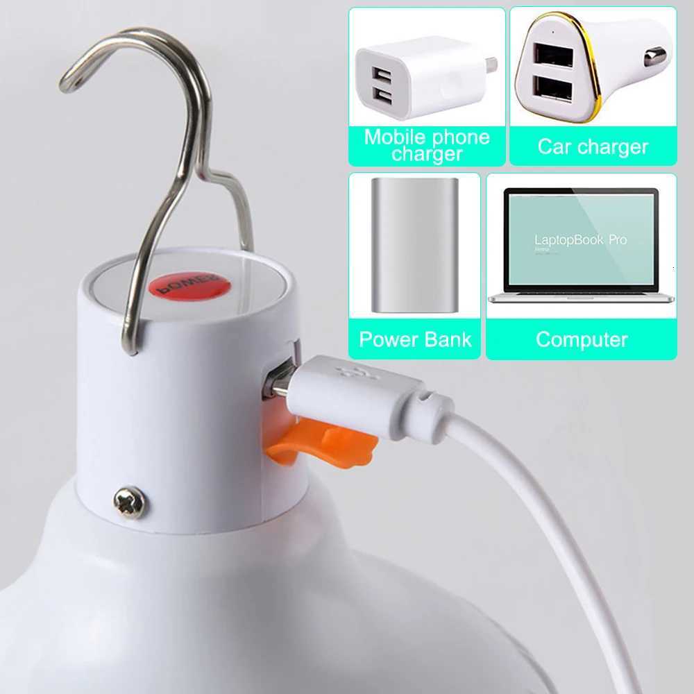 300W/100W USB Rechargeable LED Emergency Lights Outdoor Portable Lanterns Emergency Lamp Bulb Battery Lantern BBQ Camping Light M251115