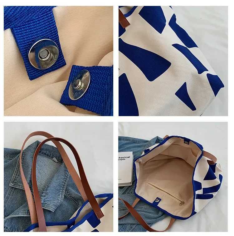 Luxury designer large capacity handbag for women 2023 checkered pattern trend designer shopping bag shoulder shopping bag W250415