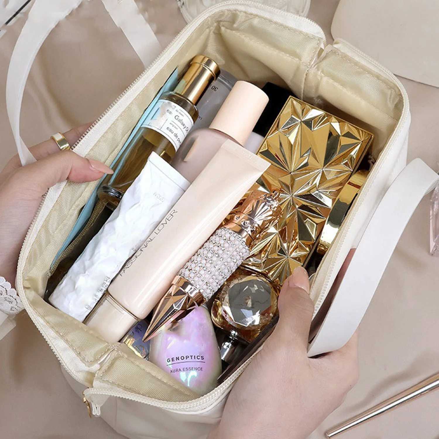 1 piece/2 piece cosmetic storage bag large capacity travel toilet bag cosmetic bagXJ250415