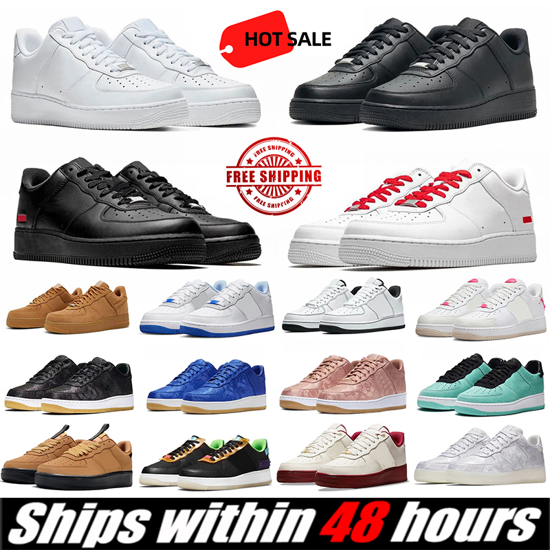 Designer Shoes 1 sneakers Classics triple white black Outdoor running shoes sneakers shoes casual shoes