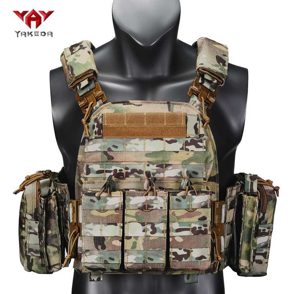 YAKEDA Quick-Release Three-Link Equipment Bag Hunting Vest Durable and Breathable Material XJ251114