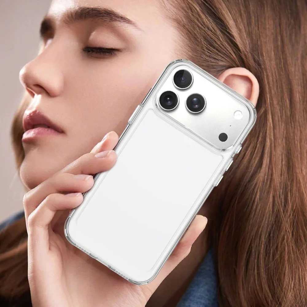 Luxury Ultra Thin Shockproof Case for IPhone 17/17AIR/17Pro/17 Pro Max Clear Hard Acrylic Phone Back Cover Shell J251202