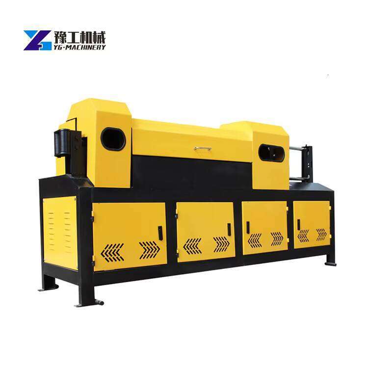 6-25Mm Used Iron Rebar Bar Automatic Steel Strip Cutting Copper Wire Straightening Machine