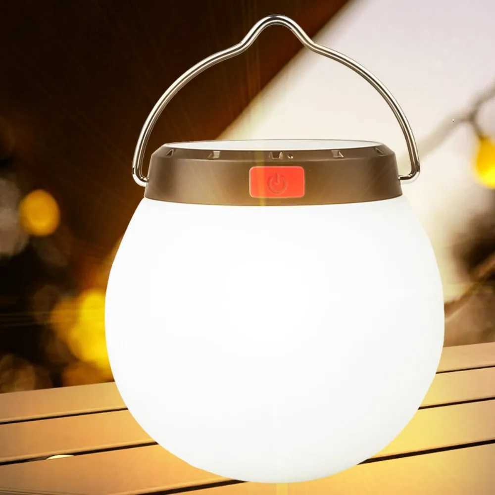 800mAh Solar LED Camping Lantern Waterproof Emergency Light with 3 Modes for Outdoor Tent Power Outage M251115