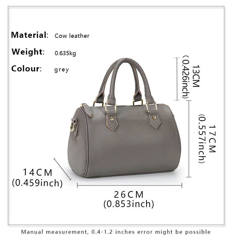 Aidrani Fashion Simple Cowboy Womens Handbag Grey Casual Daily Edition Cross Shoulder Bag 250410