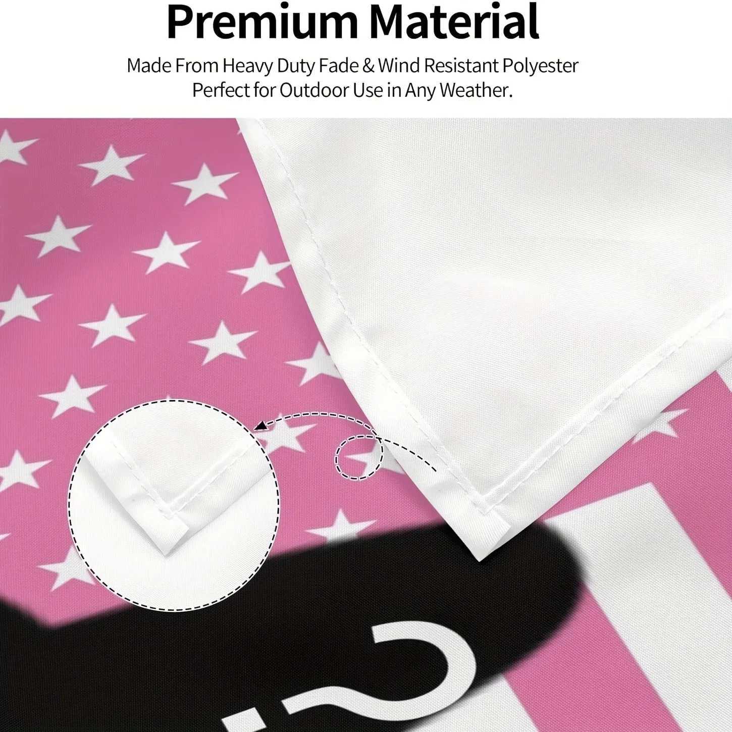 Customized Pink American Flag 3X5 Foot Personalized Logo Design Your Image Interesting Tape Poster Dormitory Room Living Room Bedroom S25415